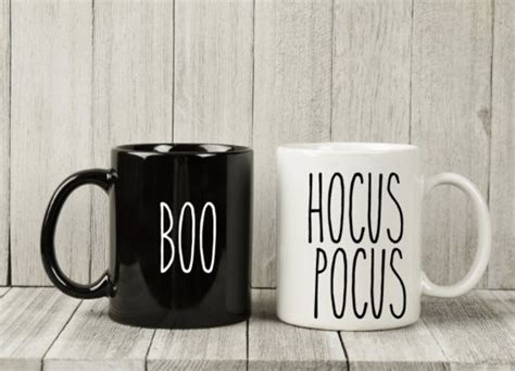 Rae Dunn Inspired Halloween Mugs - Etsy