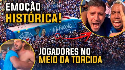 Recep O Absurda Torcida Do Bahia Faz Festa Emocionante Do In Cio Ao