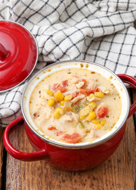 Creamy Chicken Corn Soup Barefeet In The Kitchen