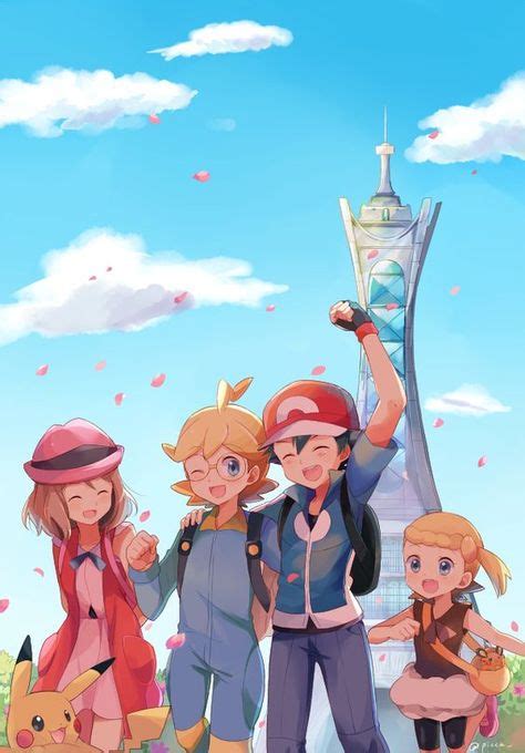 Xy Gang Best Friend Forever Pokemon Kalos Pokemon Characters