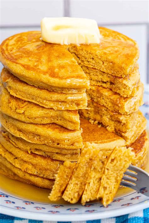 Cornmeal Pancakes - The Kitchen Magpie