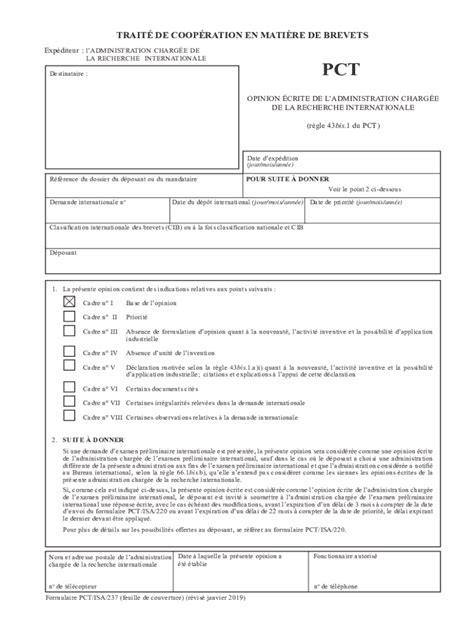 Remplissable En Ligne Rule Bis Of The Regulations Under The Pct