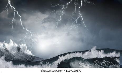 5,649 Lightning Storm Stormy Seas Images, Stock Photos & Vectors ...