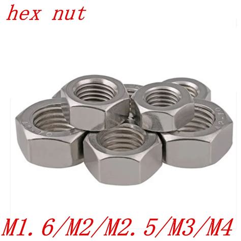 Pcs Din M M M M M Stainless Steel Hex Nut In Nuts From