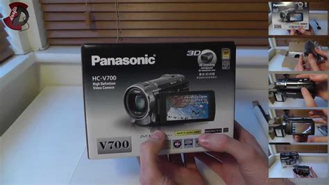 Panasonic Hc V700 Unboxing And Overview With Sample Video Youtube