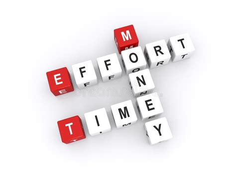 Time Effort And Money Stock Images Image 35802634