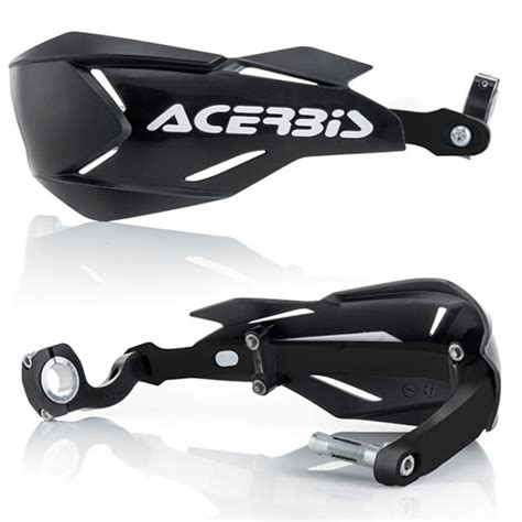 X Factory Handguard Black Black Acerbis Tracktion Motorcycles