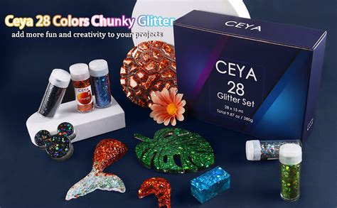 Ceya Holographic Chunky Glitter Set Colors Oz G Craft