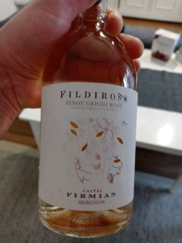 Mezzacorona Castel Firmian Fildirose Pinot Grigio Ros Vivino Us