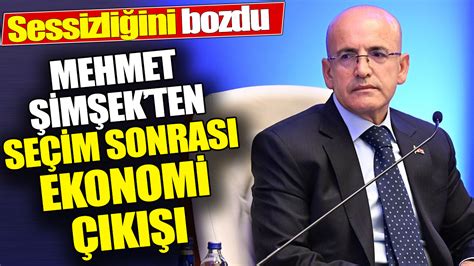 Mehmet Im Ekten Se Im Sonras Ekonomi K Sessizli Ini Bozdu