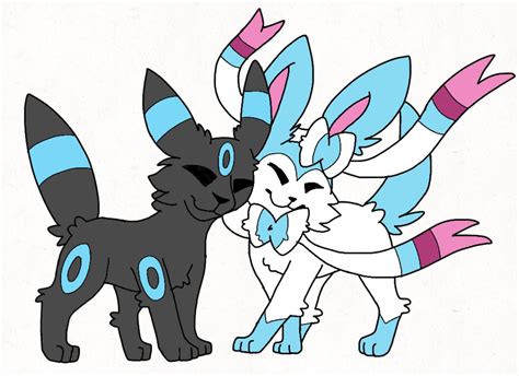 Shiny Umbreon And Shiny Sylveon By Sylveon65yaj On Deviantart