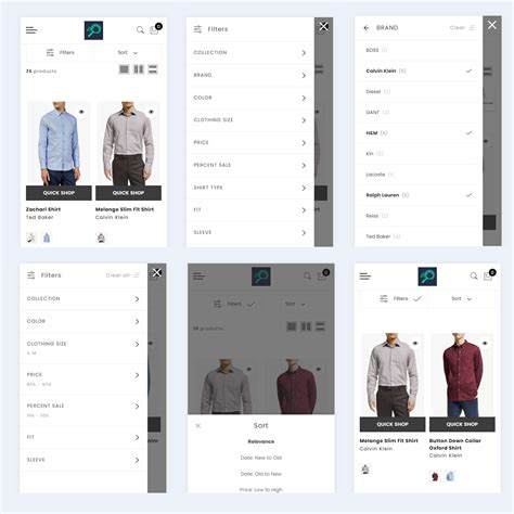 mobile filter ux design patterns   practices  shopify stores