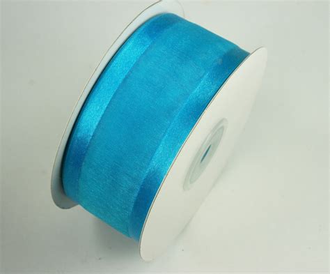 Organza Satin Edge Sheer Ribbon Nylon Choose Color Yards