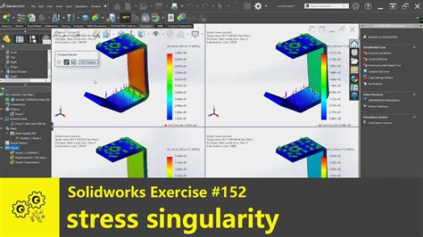 Solidworks Exercise 152 What Is A Stress Singularity In Simulation