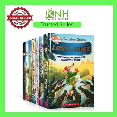 Geronimo Stilton Journey Through Time Hardcover 1 Set X 7 Books