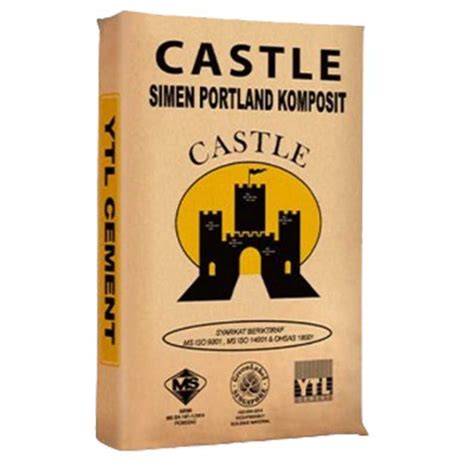 YTL General Purpose Cement Castle 50kg (PCC) (40bags/Pallet)