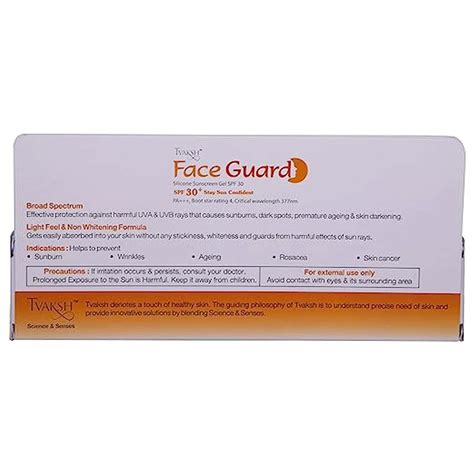 Buy Tvaksh Face Guard Silicone Sunscreen Gel Unit Spf Pa