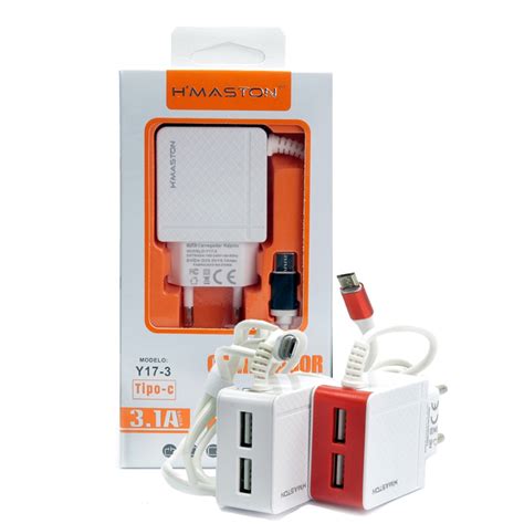 Carregador Celular Turbo Completo 2 Entradas Usb 3 1 Micro Usb V8 Tipo