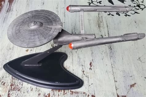 FRANKLIN MINT STAR Trek Starship USS Enterprise NCC 1701 Pewter Replica