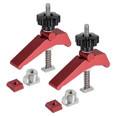 Snapklik Pack T Track Hold Down Clamps Woodworking T Slot Clamp