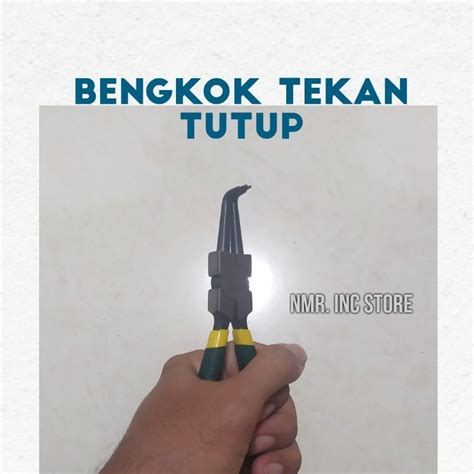 Jual Tang Snap Ring 7 Inch Pliers Circlip Lurus Bengkok Tekan Buka