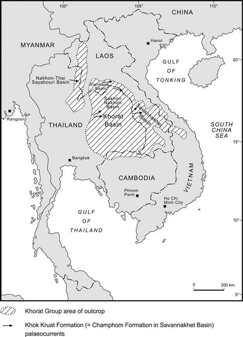 Palaeocurrent data for the Early Cretaceous Khok Kruat Formation ...