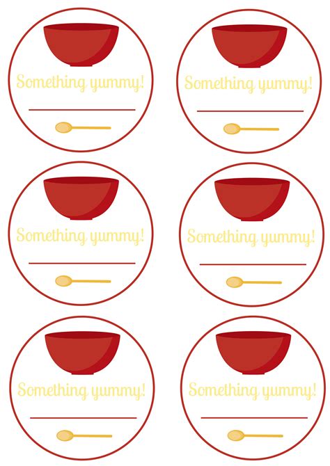 Free Printable Food Labels - Free Printable