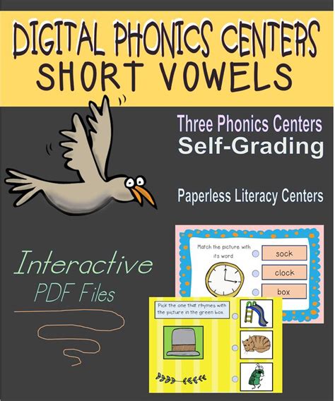 Digital Phonics Centers Interactive Pdfs These Three Digital Phonics