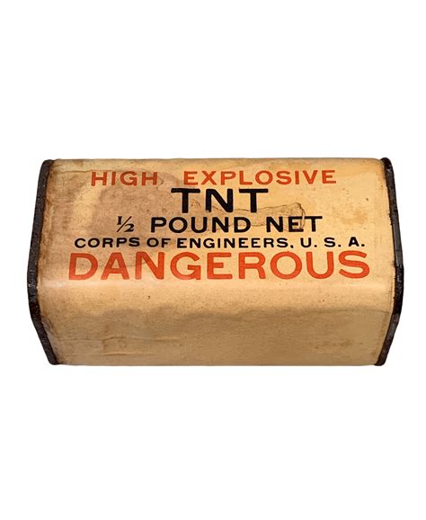 Us Tnt 12 Pound High Explosive Charge Empty Package Market Garden