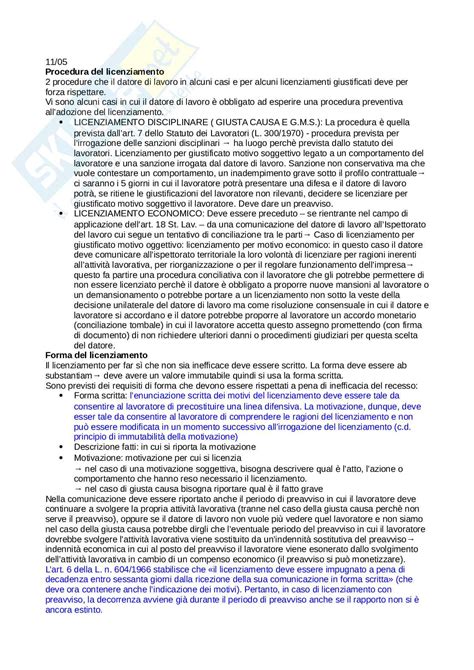 Riassunto Esame Diritto Del Lavoro Prof Battista Leonardo Libro