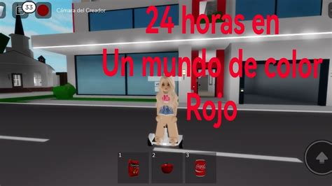 Horas En Un Mundo De Color Rojo Roblox Brookhaven Viral Apoyo