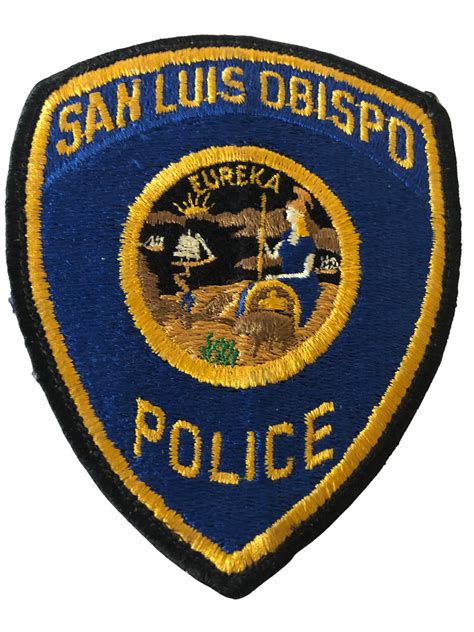 SAN LUIS OBISPO POLICE CA PATCH