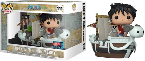 Funko POP! Rides Animation One Piece Luffy With Going Merry Limited Edition Fall Convention 2022 ...