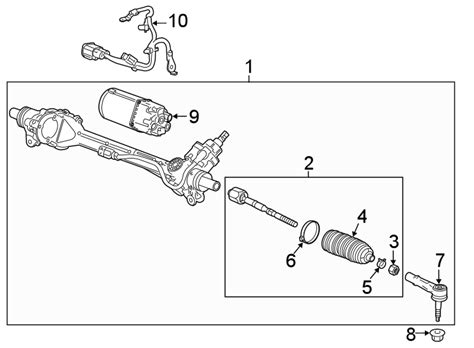 Chevrolet Tahoe Rack And Pinion Assembly 87828685 Stingray