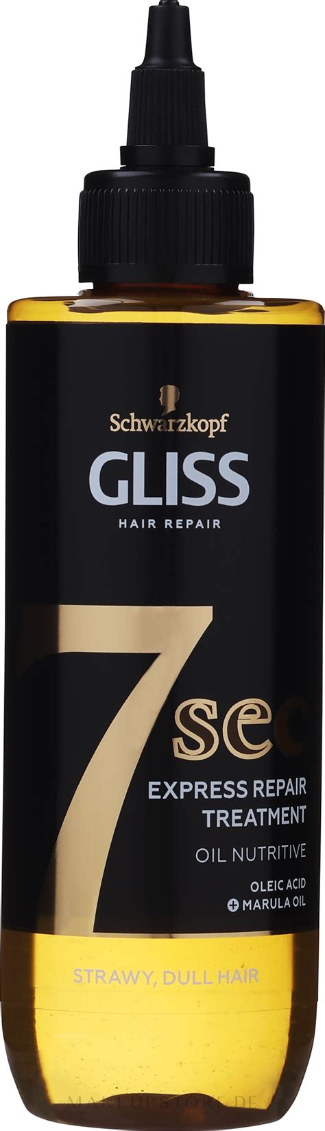 Gliss Kur Sec Express Repair Treatment Oil Nutritive Reparierende