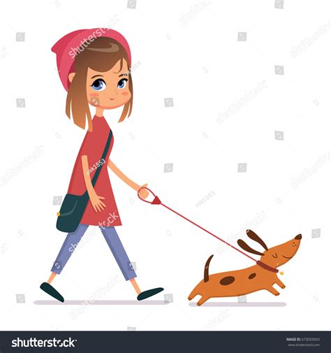 6 509 Lady Dog Cartoon Images, Stock Photos & Vectors | Shutterstock