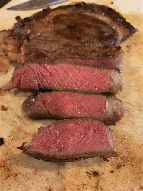 [Homemade] Medium Rare Ribeye : r/food