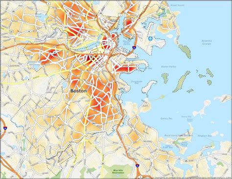 Boston Crime Map GIS Geography