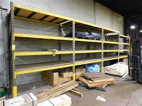 Lot Approx 4 Sections Of 10 H X 8 L X 48 D Heavy Duty Pallet