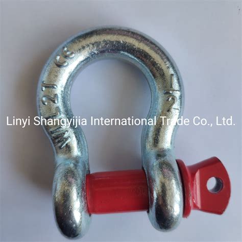 Zinc Plated Screw Pin Us Type G209 Bow Shackle Hot DIP Galvanized G209