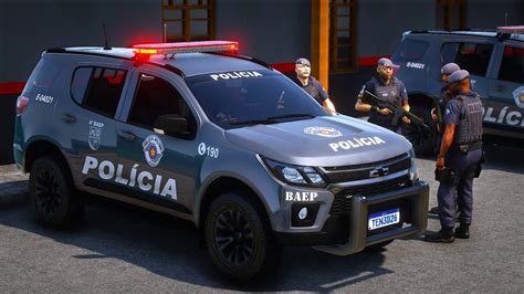 PERSEGUIÇÃO ABORDAGEM 4º BAEP PMSP GTA 5 POLICIAL YouTube