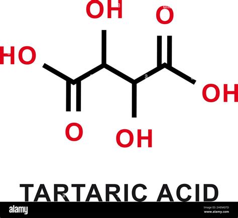 Formule Chimique De L Acide Tartrique Structure Mol Culaire Chimique De