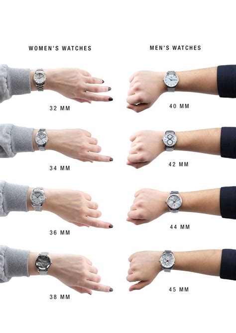 Size Chart Watch Size Guide Wrist Female