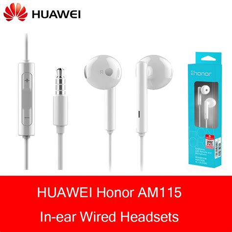 Huawei Original Honor AM115 Earphone In Ear With 1 1m Length Wired