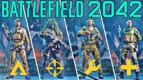 All Battlefield 2042 Classes Specialists Youtube