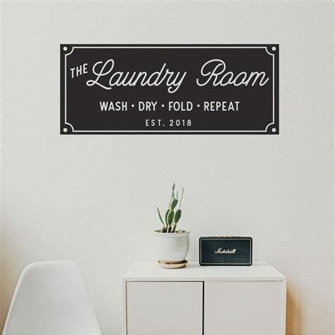 Landry Room Established Sign Shop Decals At Dana Decals Laundry