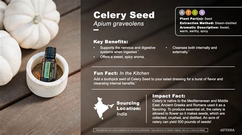 Celery Seed Essential Oil | doTERRA Essential Oils