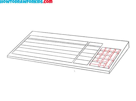 How to Draw a Keyboard - Easy Drawing Tutorial For Kids