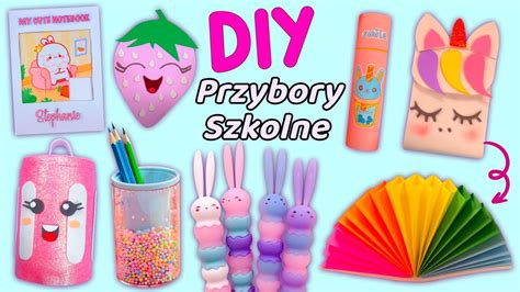 Diy Liczne Przybory Szkolne Powr T Do Szko Y Youtube