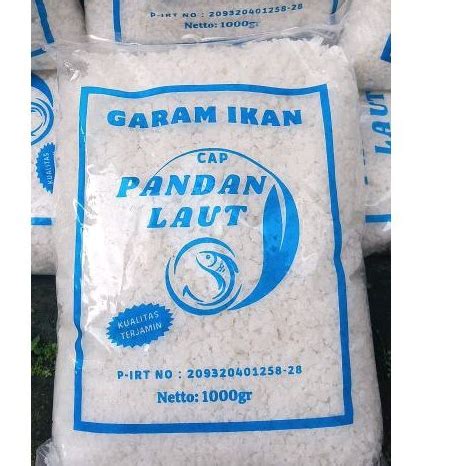 Jual Garam Ikan Kg Garam Ikan Kemasan Cap Pandan Laut Garam Murni